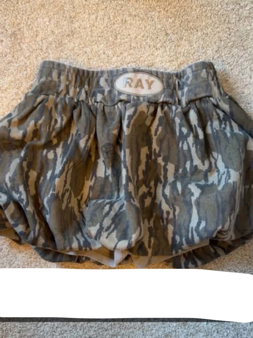 Daily Drills Gray Camouflage Mini Skirt